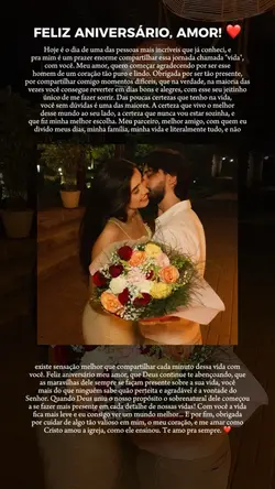 Aniversário namorado