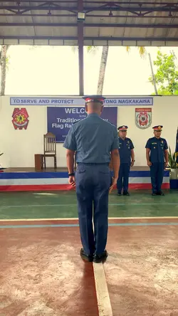 Monday flag raising
