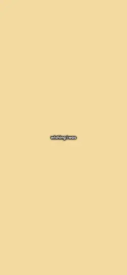 wishing i was..
