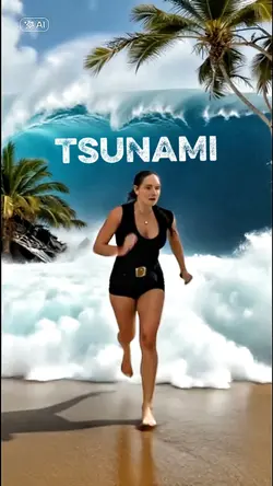 TSUNAMI RUN MEME
