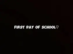FIRST DAY