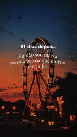 31 dias depois...