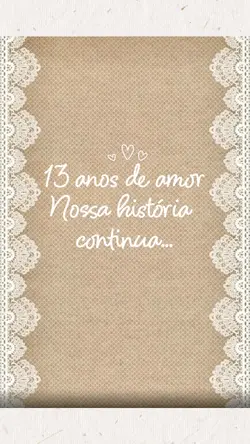 13 anos de amor 