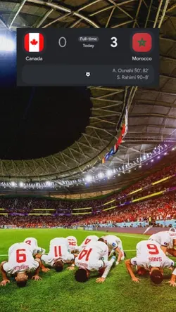 CANADA 0-3 MOROCCO 