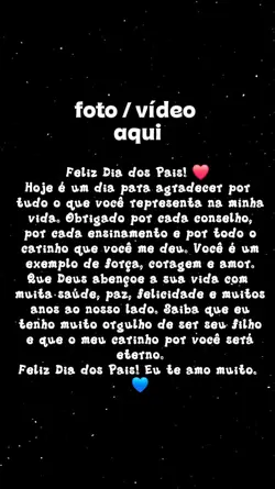 feliz dia dos pais