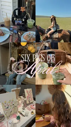 Six pics of april