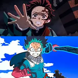 TANJIRO VS DEKU