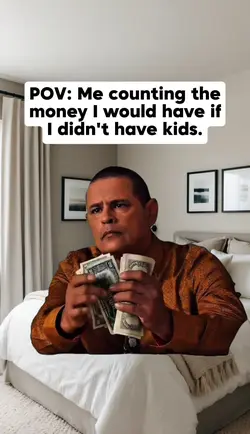 Me counting the mone