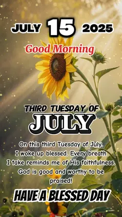 July 15,2025,Tuesday