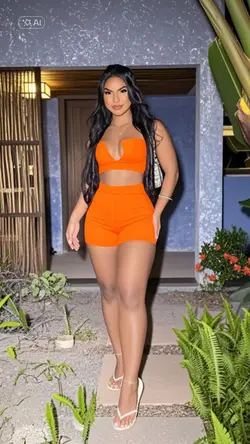 Conjunto laranja 