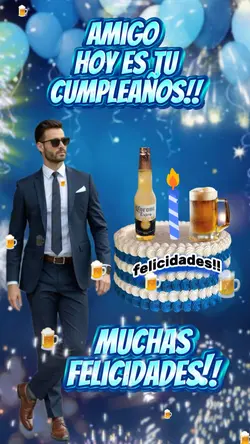 feliz cumple amigo