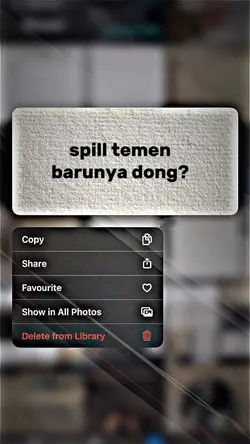 spill temen baru 