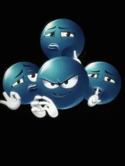 Blue Emoji