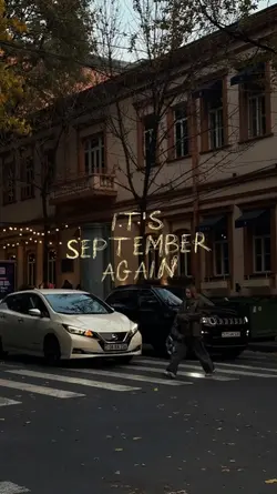 it's september again