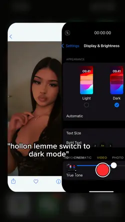 switch to dark mode 