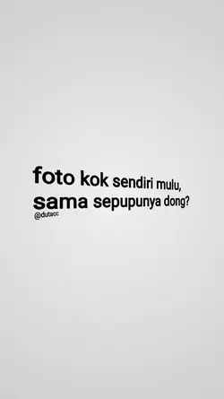 sama sepupunya dong