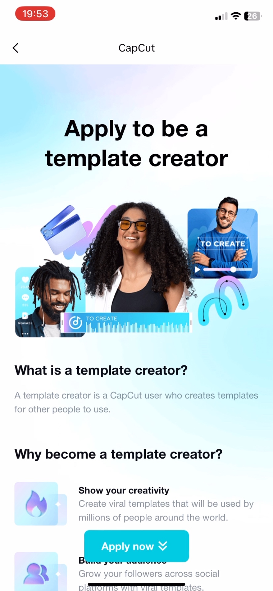 capcut template cover