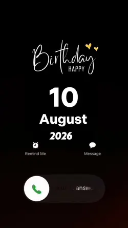 Hbd 10 August 2026