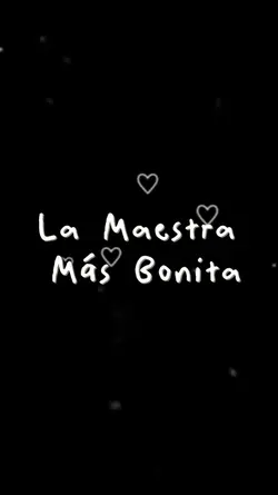 Feliz Día Maestra