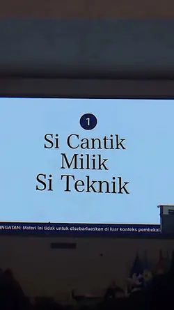 si cantik milik