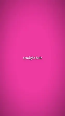 straight hair