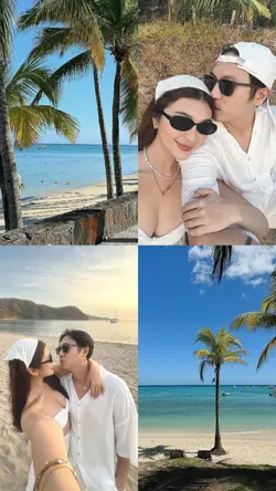 Couple beach