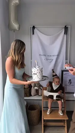 Birthday moment Baby