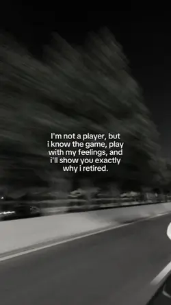 i'm not a player