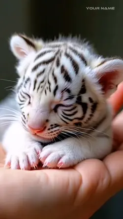 Cute tiny Ai tiger
