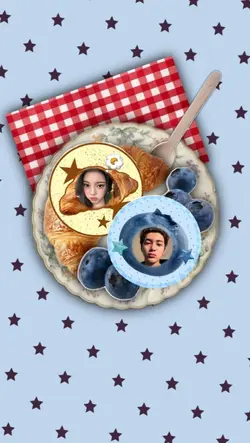blueberry pastry