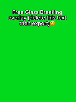 Glass break overlay!