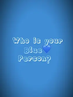Blue person