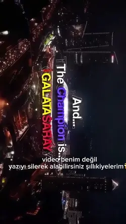 ŞAMPİYON GALATASARAY