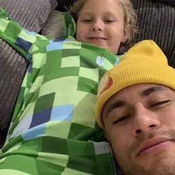 NEYMAR AND HIS SON 