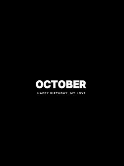 OCTOBER BIRTHDAY 