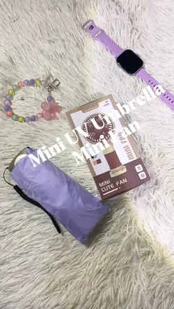 Purple Mini fan a