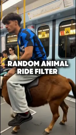 Animal ride filter 🫢