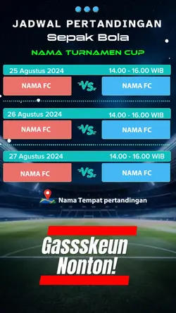 Jadwal pertandingan 