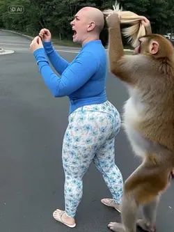 monkey 🐒 hair 