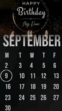 9 September brithday