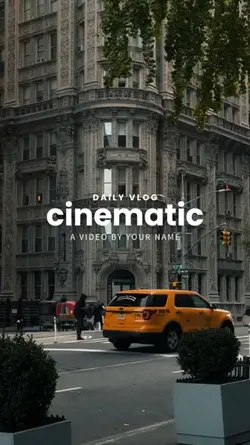 Daily vlog cinema