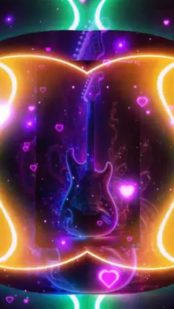 Guitar flash photo