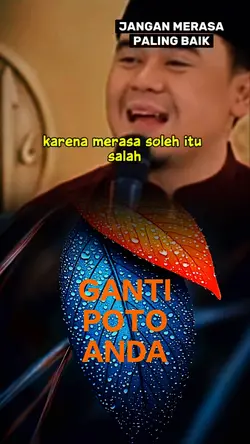 Jangan merasa soleh