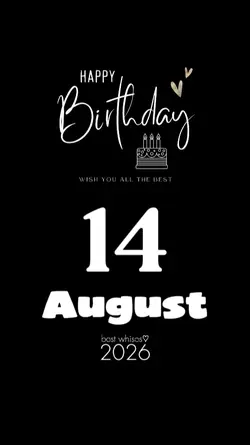 birthday 14 august