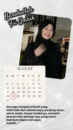 Milad, 25 AGUSTUS 