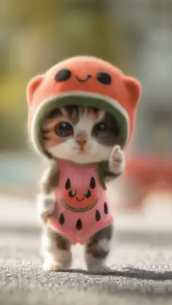 可愛い子猫のダンス🥰