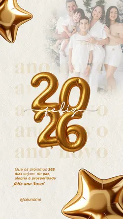Colagem: Feliz 2026