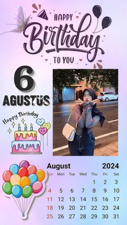 6 Agustus Ultah 