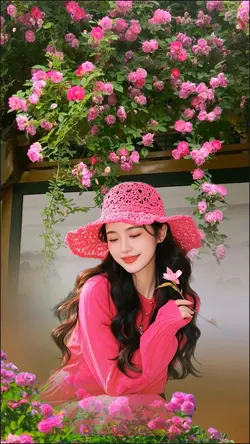 In the flowers