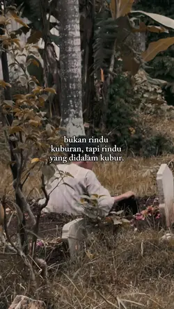 rindu yg didlm kubur